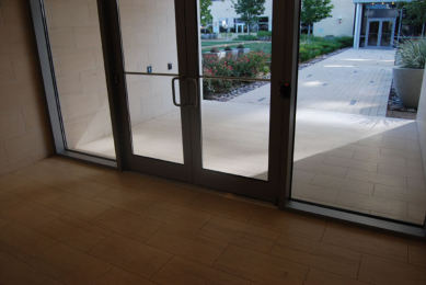 Granite Gables, entry with stone floor